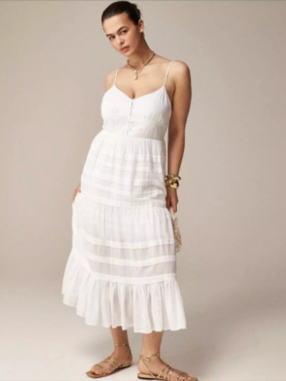 J.CREW NWT Calliste dress in cotton voile  - L